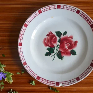 Assiette Sarreguemines, collection Saverne