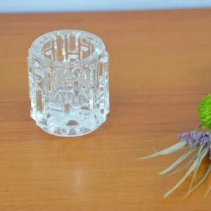 Bougeoir en verre