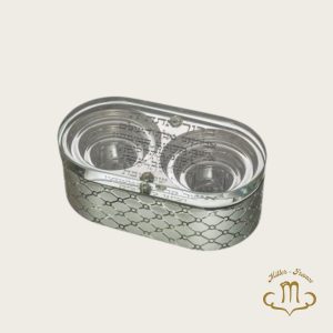 Bougeoirs de voyage en cristal 10×5 cm