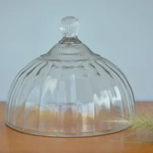 Cloche en verre style art déco