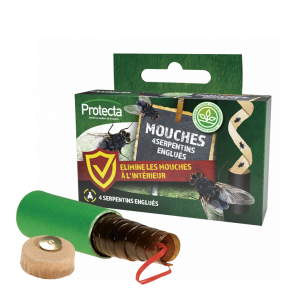 Serpentins englués anti-mouches – Lot de 4 – Piège écologique sans insecticide