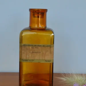 Fiole d&rsquo;apothicaire carré « pancréatine »