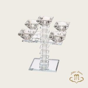 Bougeoirs Cristal 5 Branches