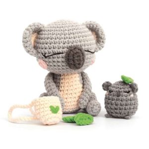 Kit Amigurumi pour faire un koala en crochet – La Koala t&rsquo;cha