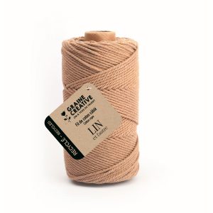 Bobine de fil de coton câblé recyclé – Lin