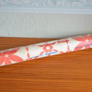 Papier peint fleurs seventies