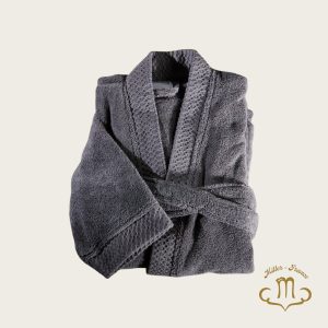 Peignoir Tradition des Vosges – Gris Anthracite
