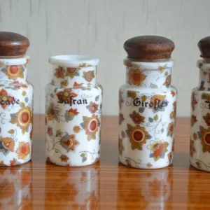 Lot de 4 pots à épices