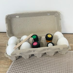 Kit d&rsquo;oeufs à peindre effet marbre