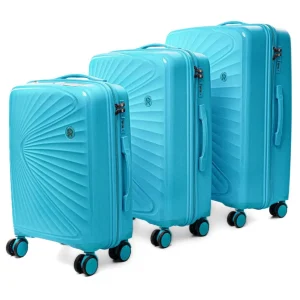 Set valises rigides 3en1 PP6 | Polypropylène & serrure TSA