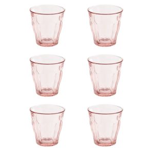 Pack de 6 verres Picardie rose – Duralex